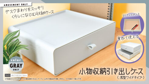 小物収納引き出しケース(浅型ワイドタイプ)